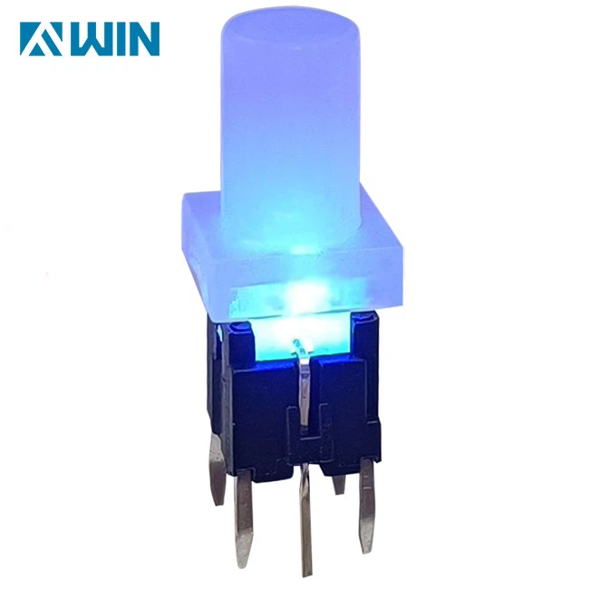 illuminated tact button switch