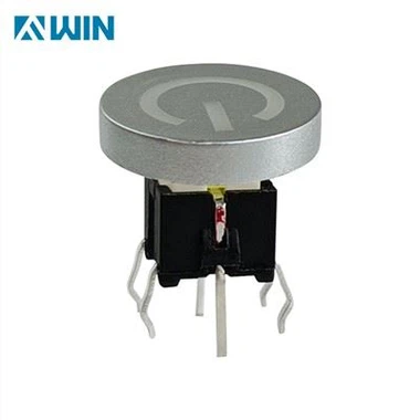 Swiċċ tat-Tact Illuminat b'Għatu taċ-Ċirku